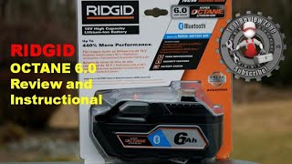 RIDGID 18 Volt HYPER OCTANE Bluetooth Battery Review and Instructional