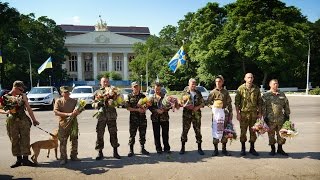 Встреча солдат из зоны АТО г. Новая Каховка 04.06.2015г.