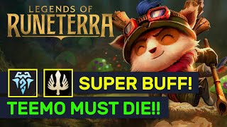 101 WAYS TO KILL TEEMO! Super Buffs Vs Mushrooms!  | Legends Of Runeterra
