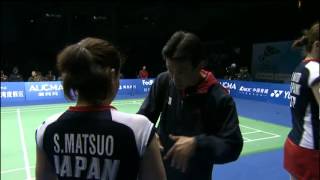 SF II - WD - Bao Y./Zhong Q. vs S.Matsuo/M.Naito - 2012 Badminton Asia C'ship