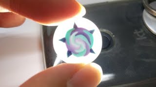 Polymer Clay Mint and Purple Gradient Rose Pattern cane Making 폴리머클레이 민트 퍼플 장미 만들기