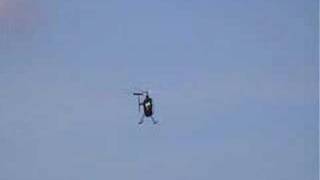 Flying a Turbine Mini 500 helicopter aircraft