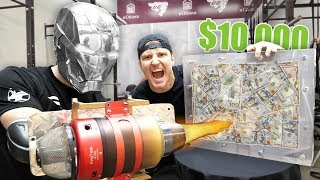 $10,000 IF ANY YOUTUBER CAN BREAK THE BOX!! (UNBREAKABLE GLASS CHALLENGE)