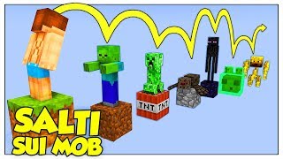 L'IMPOSSIBILE PARKOUR SOPRA I MOB DI MINECRAFT ITA!