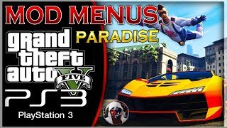 Instalar MOD MENU PARADISE ONLINE en GTA 5 PS3 CFW DEX/2019