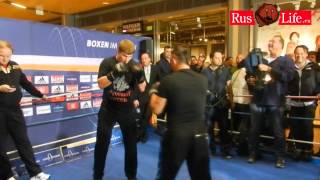 Александр Поветкин Тренировка перед боем с Рахманом