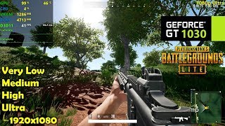 GT 1030 | PUBG Lite - 1080p All Settings!