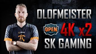 CS:GO | olofmeister double 4K vs SK @ DreamHack Open Summer 2017