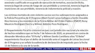 Requerimiento Fiscal contra 3 primeros implicados en la liberación de alias "Porky"
