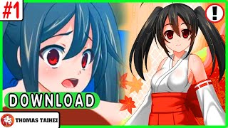 MIKO GIRL VS YOKAI - Hamiyu No Mikosyugyo (#01) | PC Anime Game Review