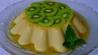 كريم كراميل بدون بيض و فرن 'سهل و لذيذ'