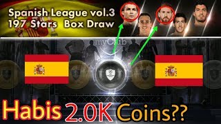 Open Pack "Spanish League Vol.03 197 Stars Box Draw " | | | Pes 2018 Mobile (Get Black Ball)