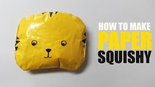 How to make a paper squishy slow rising - Homemade Squishies