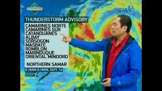 UB: Weather update as of 7:06 a.m. (Sept. 14, 2018)