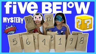BLINDFOLDED FIVE BELOW MYSTERY BAG CHALLENGE "SISTER FOREVER"