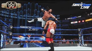 Jinder Mahal vs. AJ Styles - WWE Championship Match: SmackDown LIVE-WWE-2K18-Simulation