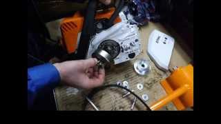 Установка насадки "Короед" на бензопилу STIHL MS180