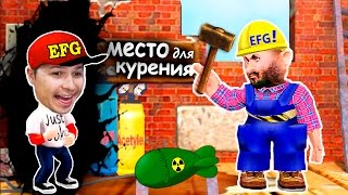 НОВЫЙ СОСЕД получил по заслугам в игре как ДОСТАТЬ СОСЕДА смешная игра с приколами KIDS CHILDREN