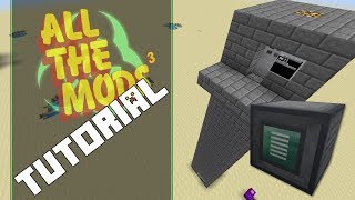 RF Tools Elevator build Tutorial from ATM 3 Let's Play!