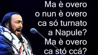 Luciano Pavarotti - 'O Paese d' 'o Sole - D'Annibale - 1925 - By: Bovio