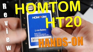 HOMTOM HT20 - Review - 4.7" IP68 2+16GB  Quad Core 4G LTE - Hands-on [Deutsch, eng. hints]