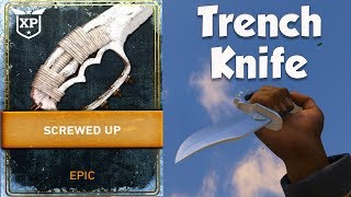 NEW "TRENCH KNIFE" DLC WEAPON GAMEPLAY! (Trench Knife Best Class Setup)