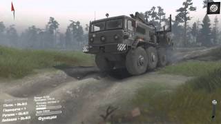 SpinTires. Грязь, путешествие, машины. Катаемся по бездорожью на разных машинках.
