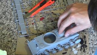 СБОРНЫЕ МОДЕЛИ КВ-2 Сборка модели советского тяжелого танка КВ 2 от Trumpeter mp4 tmp