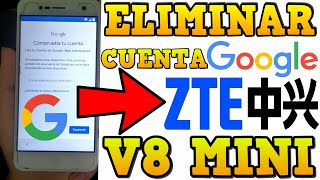 Eliminar Cuenta GOOLGE en Cualquier ZTE - BLADE V8 MINI / FRP SIN PC / Nueva Seguridad Frp 2020