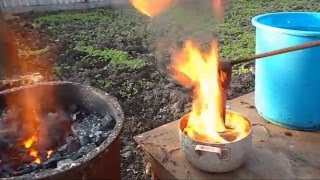 "Грамотная" закалка топора из 9ХС своими руками в домашних условиях!!!