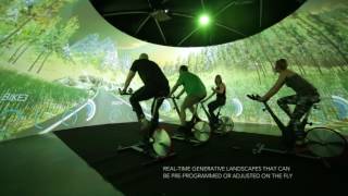 Igloo Vision: Immersive indoor cycling system