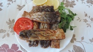 Карп жареный с чесноком  Очень вкусная и сочная рыбка
