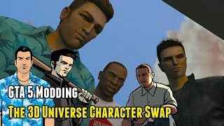The 3D Universe Character Swap #1 [lunchxbles] (GTA 5 Mods)