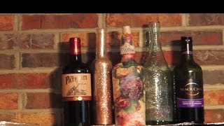 Romantic Chic Wine bottle upcycle