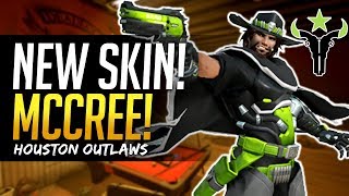 Overwatch NEW MCCREE SKIN! - Houston Outlaws! OWL Team