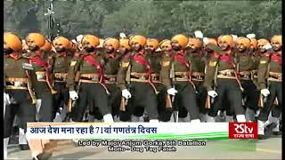 Sikh Light Infantry Regiment led by Major Anjum Gorka, 6th Battalion | Republic Day Parade 2020