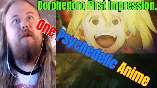 Dorohedoro Episode 1 Live Reaction First Impression. One Psychedelic Anime