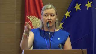 Danica Vihinen, gen.sekretarka LYMEC mladih liberala Evrope, Konferencija Mladih LPCG, 30.9.2017.