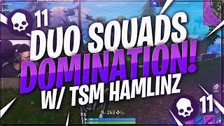 TSM Myth - Duo Squads DOMINATION with TSM Hamlinz! | (Fortnite BR Full Match)
