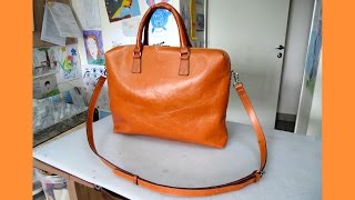 Шьём простую сумку для ноутбука \ Simple laptop bag making