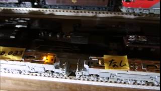Nゲージ鉄道模型　KATO製EF64 1000JR貨物　常点灯化と逆起電流チラつき対策コンデンサ交換0 033μF