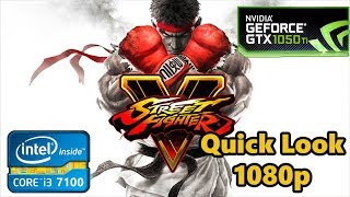 STREET FIGHTER 5 - i3 7100 + MSI GTX 1050Ti + 8Gb Ram