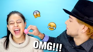 BROTHER DOES MY MAKEUP CHALLENGE!!!