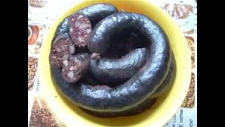 Кровяная колбаса без крупы