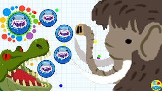 Agario Team Up With ArcadeGo Pro Team Mammoths Skin! (Agar.io Funny Moments)