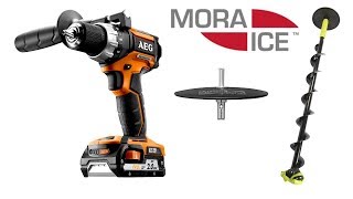 AEG BS18CBL ЛУЧШИЙ ШУРУПОВЁРТ ДЛЯ ЛЕДОБУРА Mora Ice Nova Black Cordless 160 mm