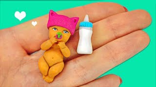 БУТЫЛОЧКА, СОСКА, ШАПОЧКА. Вещи для кукол МАСТЕР КЛАСС. МАЛЫШКА СОФИЯ. БЕРЕМЕННАЯ КУКЛА МАМА