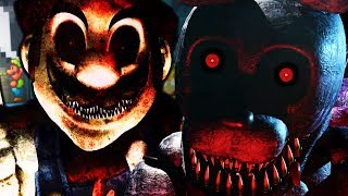 MARIO GETS TURNED INTO A FNAF ANIMATRONIC! ||One Night at Luigi's (Five Nights at Freddys)