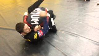 Ninja choke - удушение из гарда "нинзя чоук"