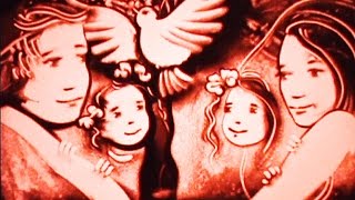 Родительский дом. Песочная анимация Елены Жемиря